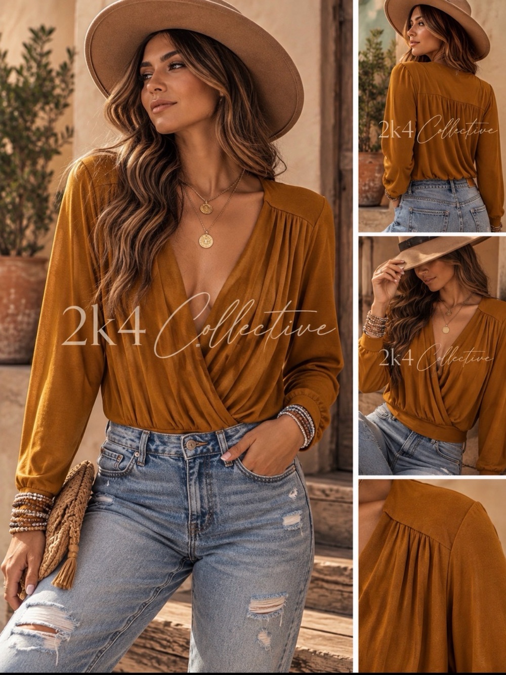 Free People Draped Bodysuit Size Medium NWT Boho Layering Top